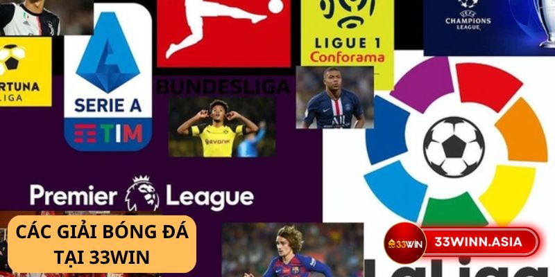 Các giải bóng đá 33win - Nơi mang đến cho bạn những trận cầu đỉnh cao